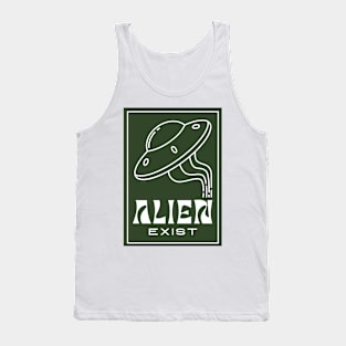 New design Aliens Exist Tank Top